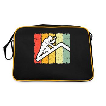 Roofing motif roofing ceilings - Retro Bag - black/gold - Back