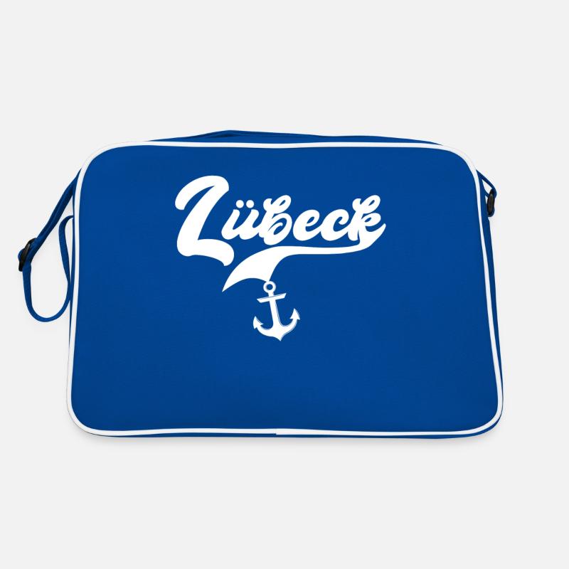 Lübeck Sprüche Hansestadt Luebeck Retro Tasche