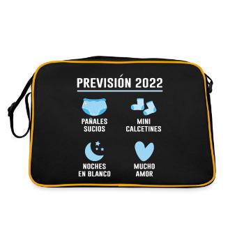 Prévisions Pour 2022 Cadeau De Grossesse 2022 - Sac Retro - noir/or - Dos
