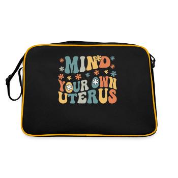 of Your Own Uterus - Retro Bag - black/gold - Back