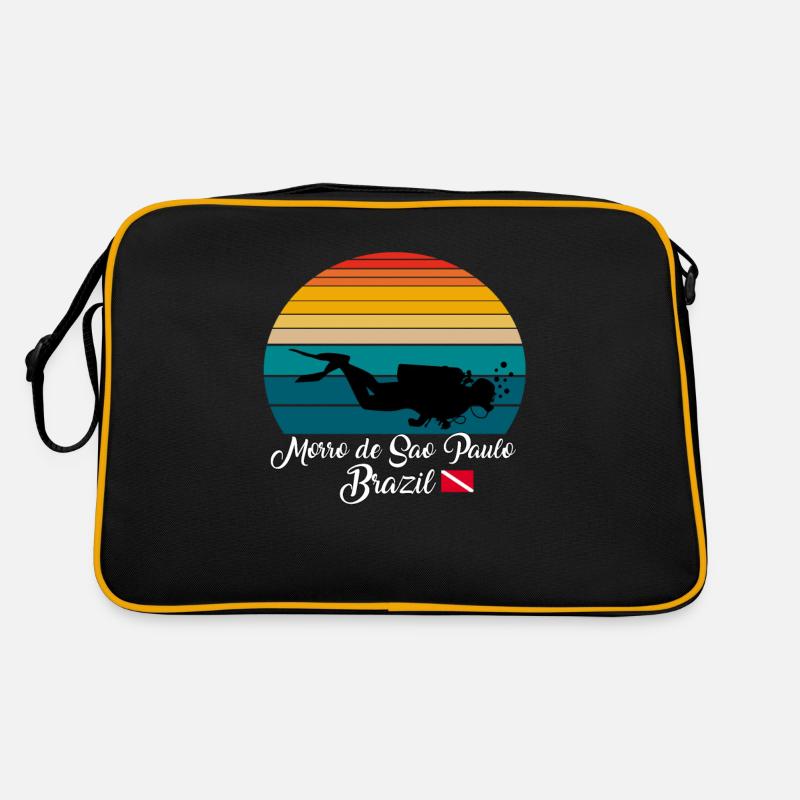 Morro de São Paulo Brésil Plongée Sac Retro