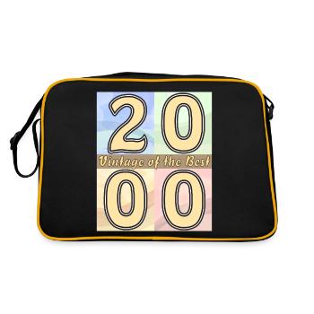 ANNÉE D’ANNIVERSAIRE 2000 - Sac Retro - noir/or - Dos