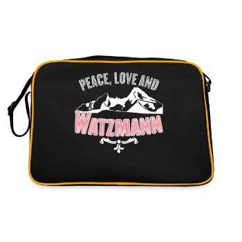 Watzmann - Sac Retro - noir/or - Dos