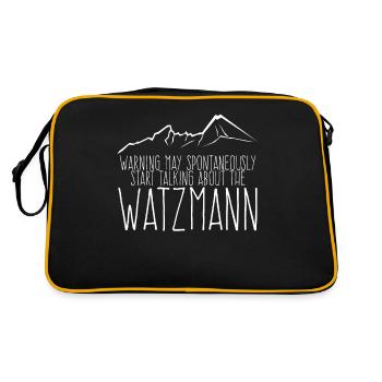 Terre Watzmann Berchtesgadner - Sac Retro - noir/or - Dos