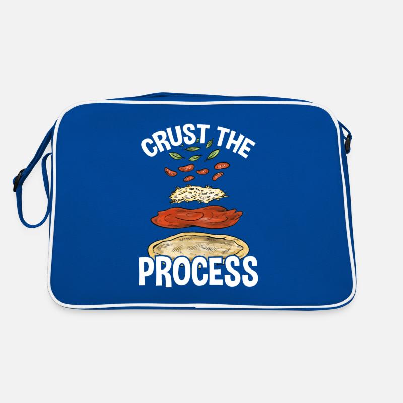 Crust The Process, Pizzabäcker Pizza Retro Tasche