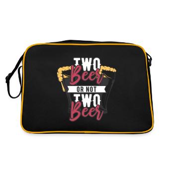 Bière - Sac Retro - noir/or - Dos