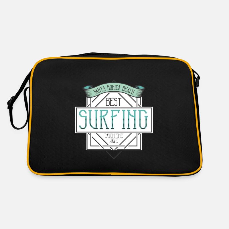 Summer, Sun, Surfing Retro Bag