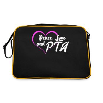 PTA Pharmazie Witz Apotheke - Retro Tasche - Schwarz/Gold - Hinten