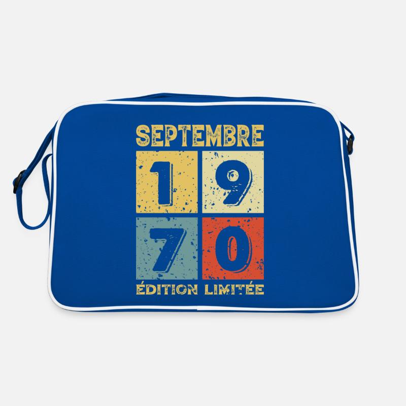 Septembre 1970 Original Idée Cadeau Anniversaire Sac Retro