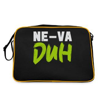 Neva -Duh Nevada États-Unis Amérique Nevadan Carson City - Sac Retro - noir/or - Dos