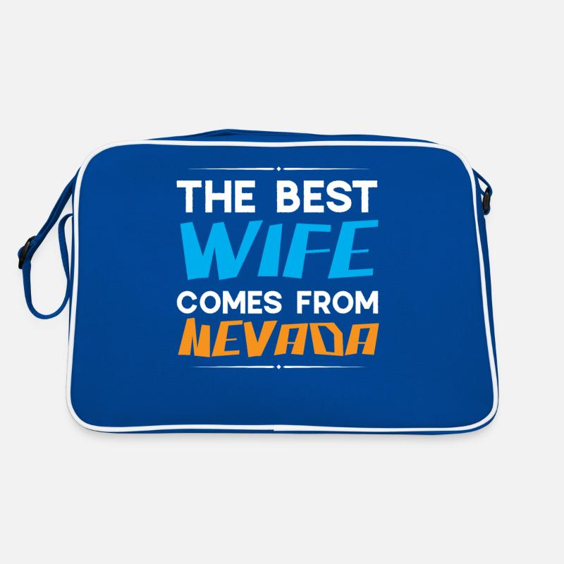 Die beste Ehefrau kommt aus Nevada Amerika Nevadan Retro Tasche