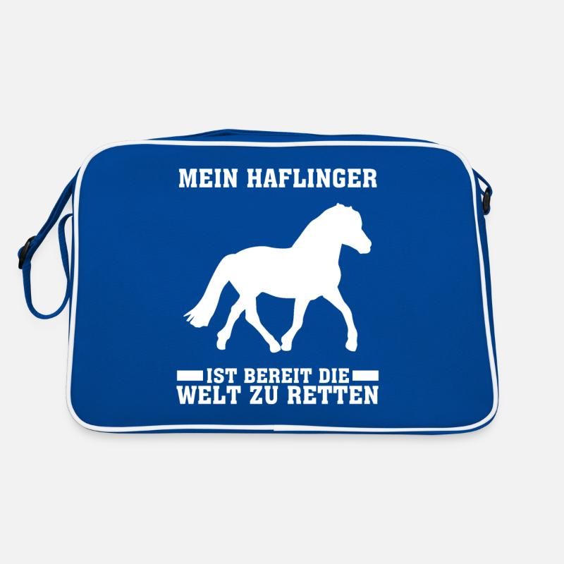 Haflinger Reiten Retro Tasche