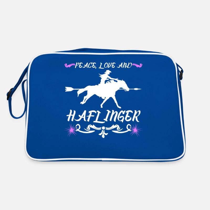 Haflinger Pferd Retro Tasche