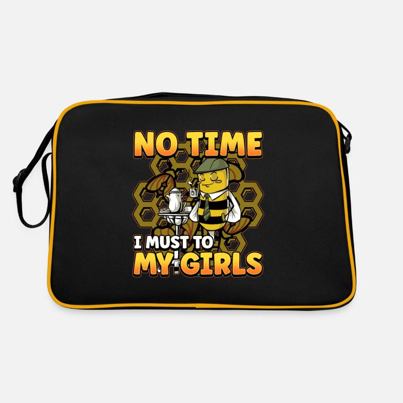 Pas le temps que je doive aller chez mes filles apicultrices Sac Retro