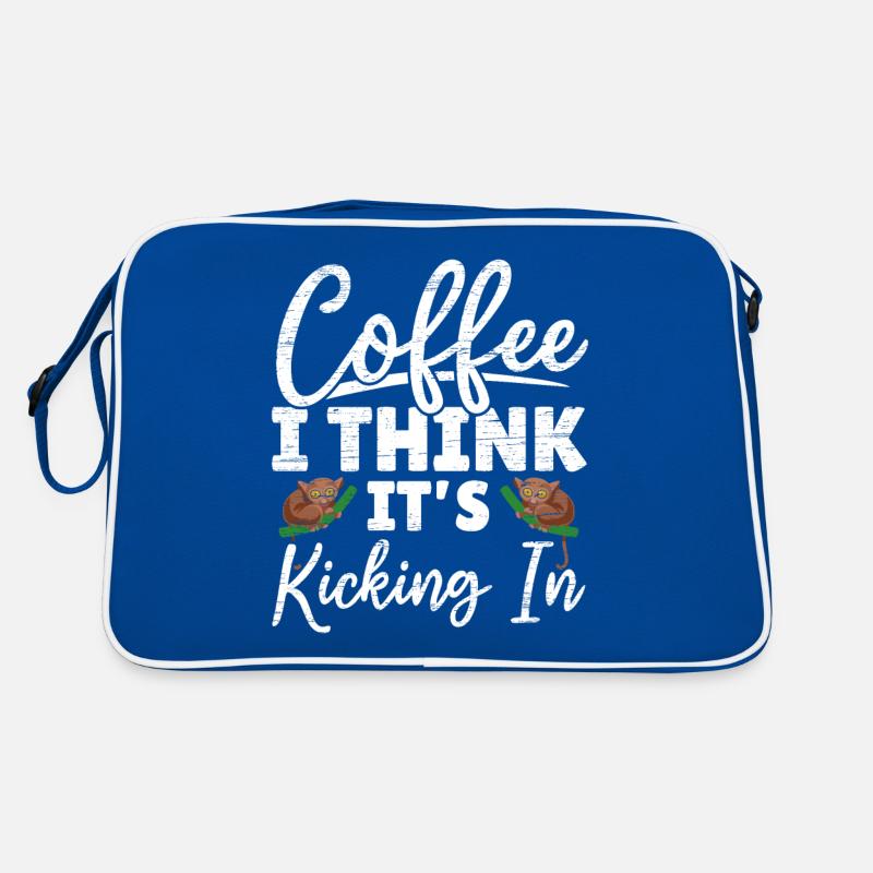 Kaffee, ich glaube, er fängt an zu wirken Tarsierf Retro Tasche