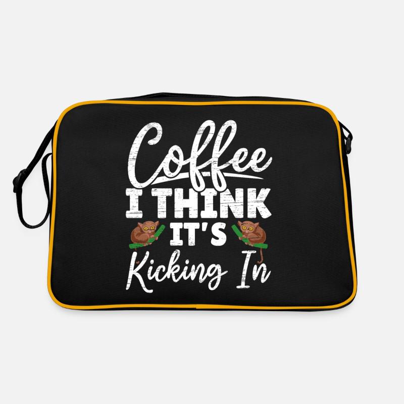 Coffee, I think it's starting to work Tarsierf Retro Bag