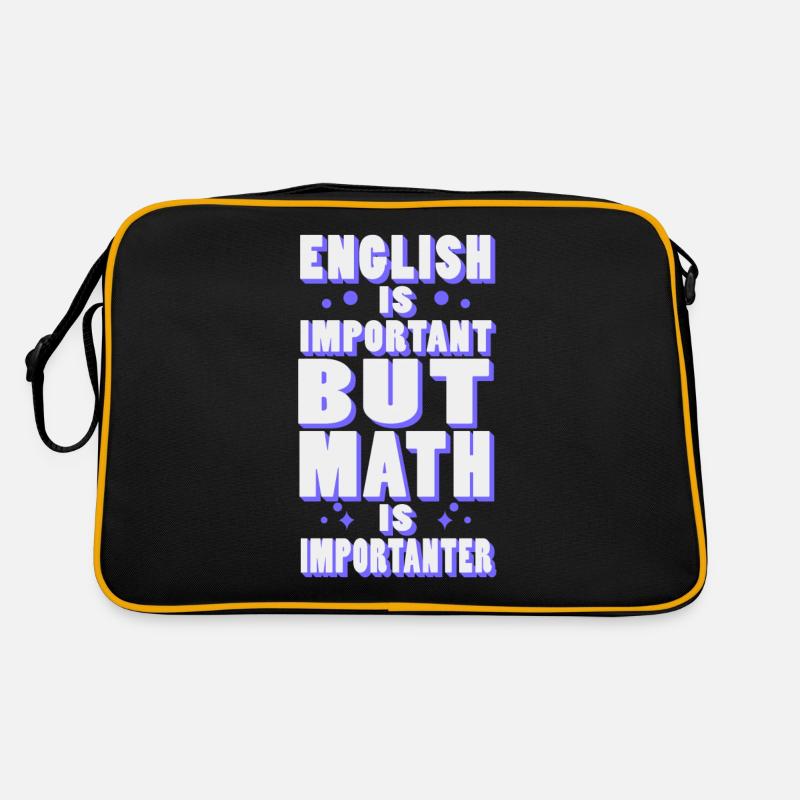 Les mathématiques anglaises sont un professeur d’école important Sac Retro