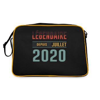 Légendaire Depuis Juillet 2020 Anniversaire Cadeau - Sac Retro - noir/or - Dos