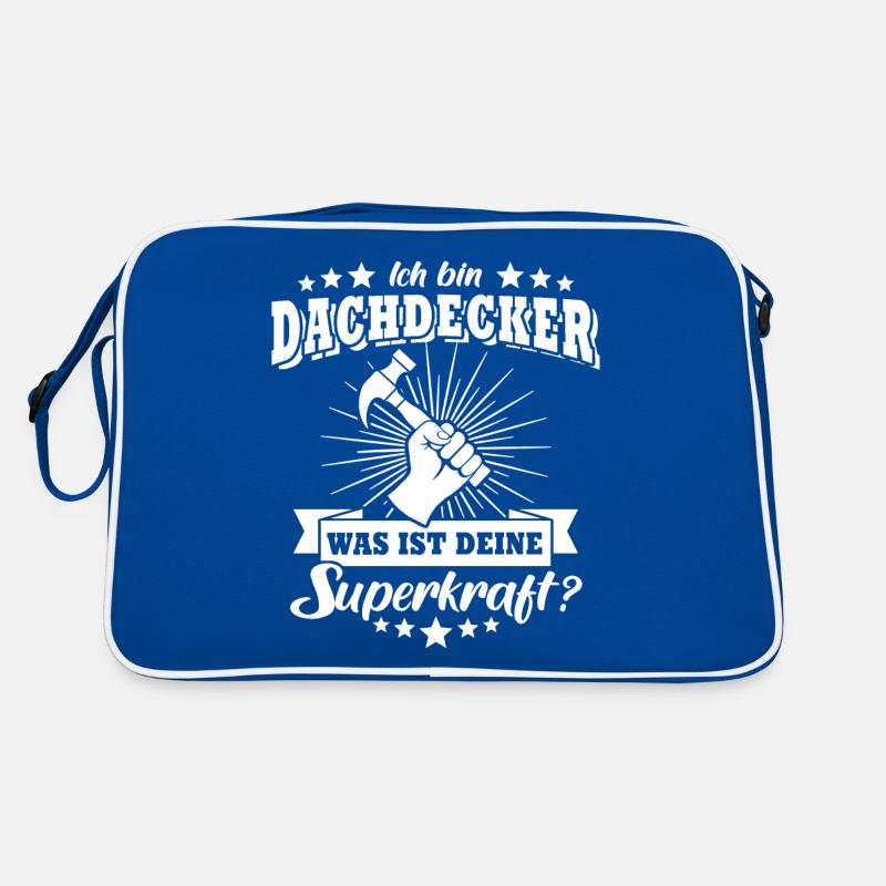 Dachdecker Dachdecken Retro Tasche