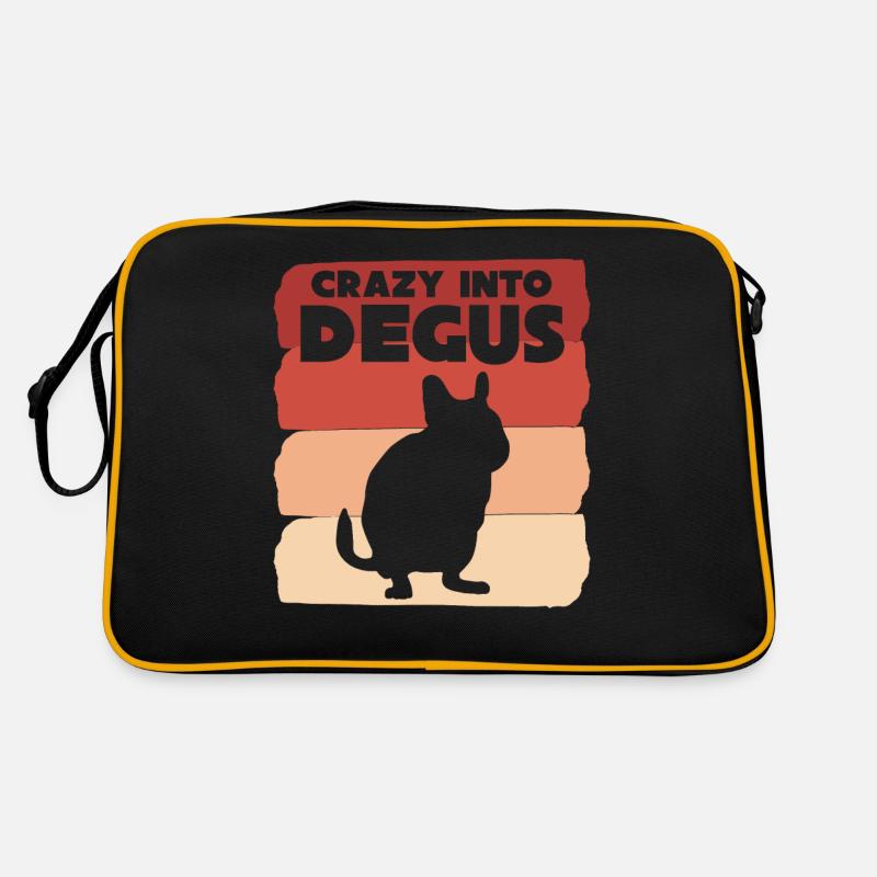 Degu Spruch Degus Retro Tasche