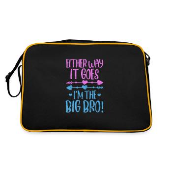 Frère - Sac Retro - noir/or - Dos