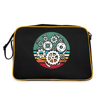 Machinist Machine Operator Machinists - Retro Bag - black/gold - Back
