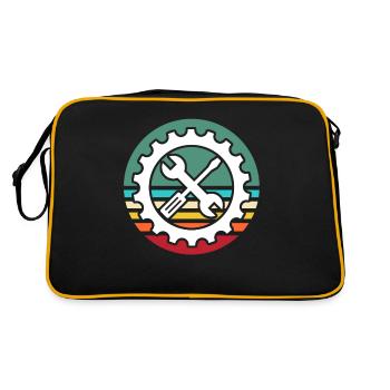 Machinist Machine Operator Machinists - Retro Bag - black/gold - Back