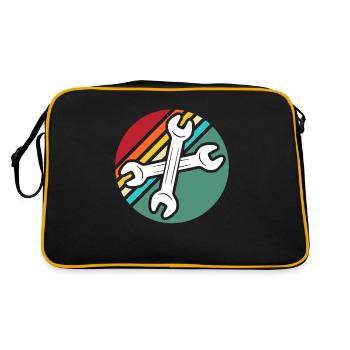 Machinist Machine Operator Machinists - Retro Bag - black/gold - Back