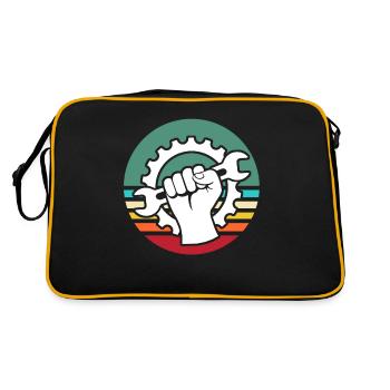Machinist Machine Operator Machinists - Retro Bag - black/gold - Back