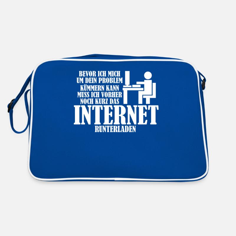 Informatik Vintage Internet Nerd Admin Retro Tasche