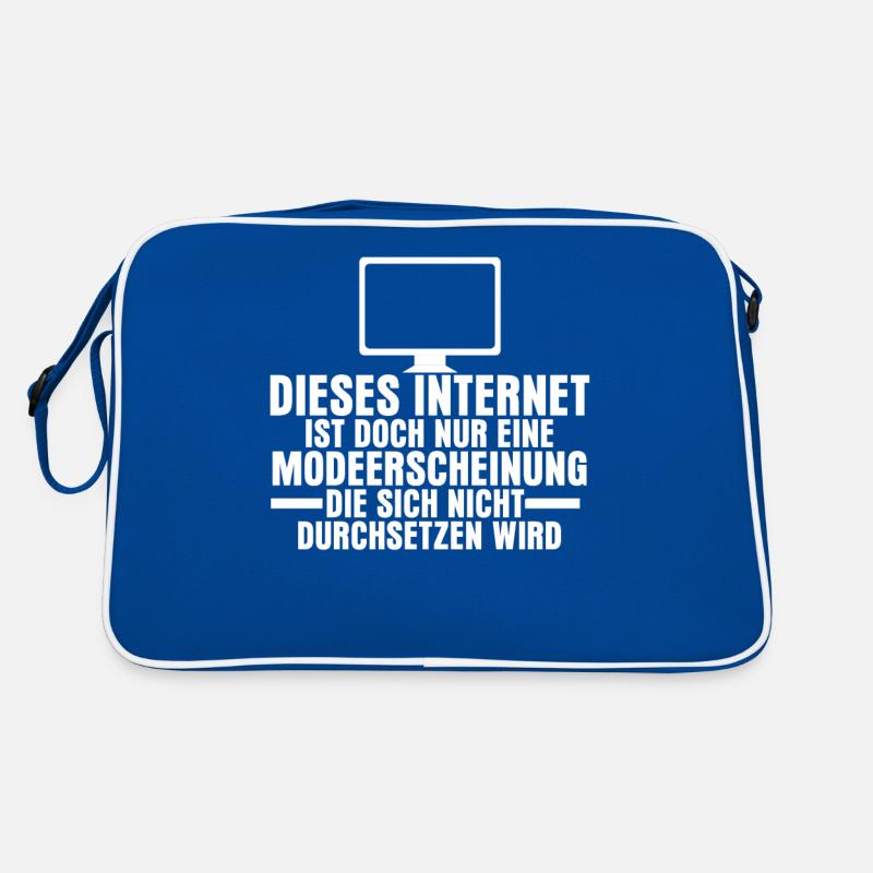 Informatik Vintage Nerd Internet Admin Retro Tasche