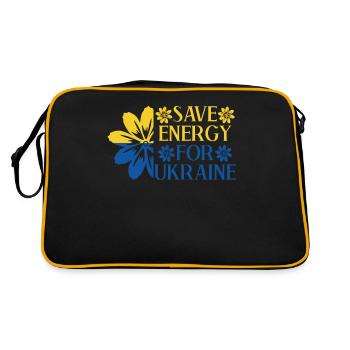 Ukraine Ukrainiens Drapeau ukrainien - Sac Retro - noir/or - Dos