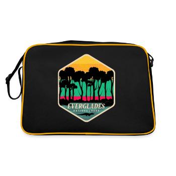 Everglades Wetlands Florida Alli National Park - Sac Retro - noir/or - Dos