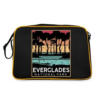 Parc national des Everglades Alligator Wetlands Wa - Sac Retro - noir/or - Dos