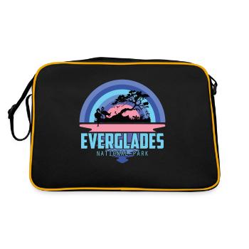 Parc national des Everglades Souvenir Pelikan SwampGebi - Sac Retro - noir/or - Dos