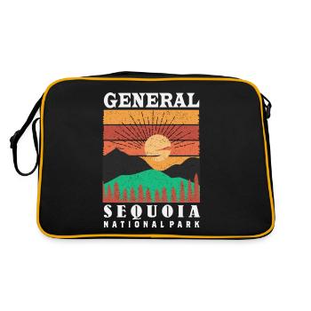 Parc national de Sequoia Sequoias General Nevada So - Sac Retro - noir/or - Dos