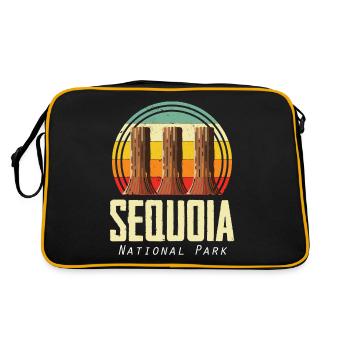 Parc national de Sequoia Sequoias Randonnée Nature Cam - Sac Retro - noir/or - Dos