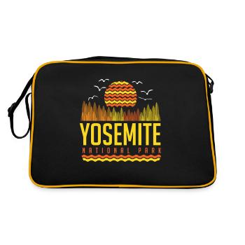 Parc national de Yosemite Souvenir Randonnée en montagne Na - Sac Retro - noir/or - Dos