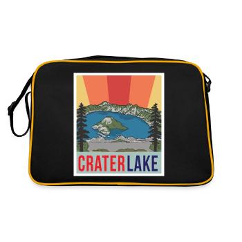 Crater Lake Mountains Parc national de l’Oregon Randonnée Natu - Sac Retro - noir/or - Dos