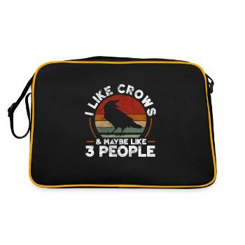 Raven - Retro Bag - black/gold - Back
