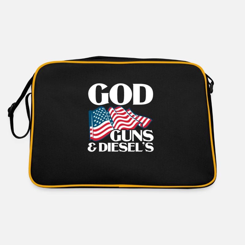 Diesel America USA Auto Tuning Cadeau d’essence Sac Retro