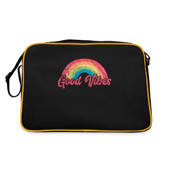 Hippy - Retro Bag - black/gold - Back