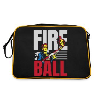 Flamethrowers Beloved Flamethrowers Hot Fire - Retro Bag - black/gold - Back