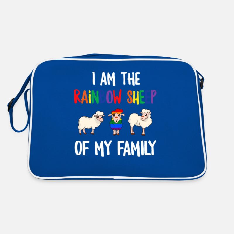 LGBT Regenbogen Gay Pride Homo Lesbisch Schwul Retro Tasche