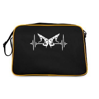 Installateur de cloisons sèches pour cloisons sèches - Sac Retro - noir/or - Dos