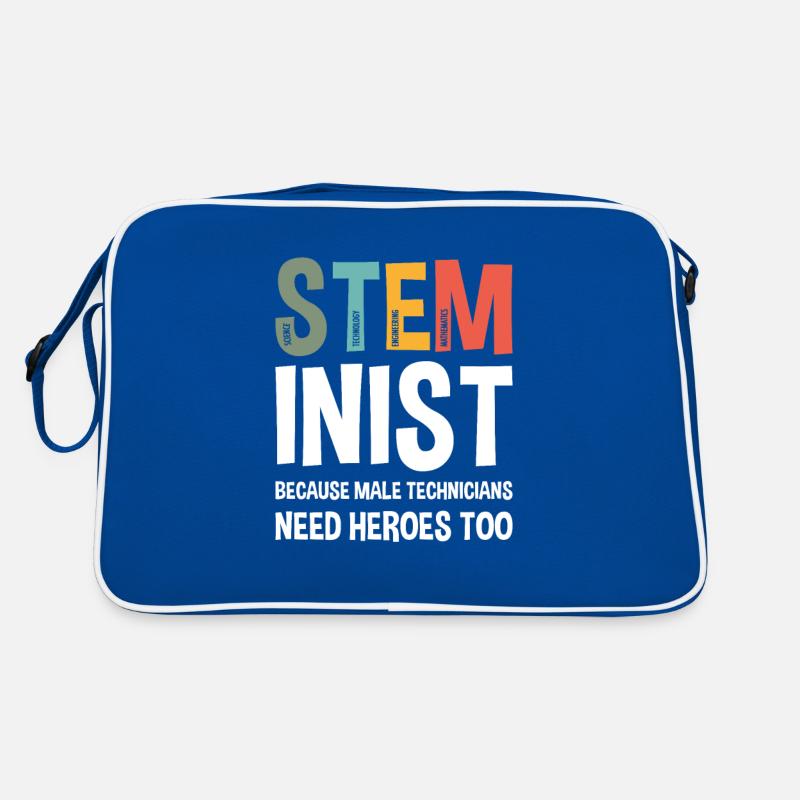 Parce que les techniciens masculins ont besoin de héros trop steministes Sac Retro
