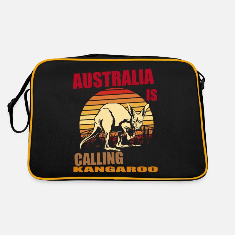 Kangourou Rétro Australie Appelant Outback Sac Retro