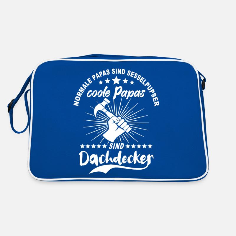 Dachdecker Papa Retro Tasche