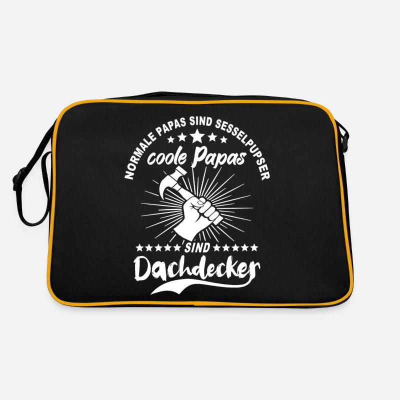 Dachdecker Papa Retro Tasche