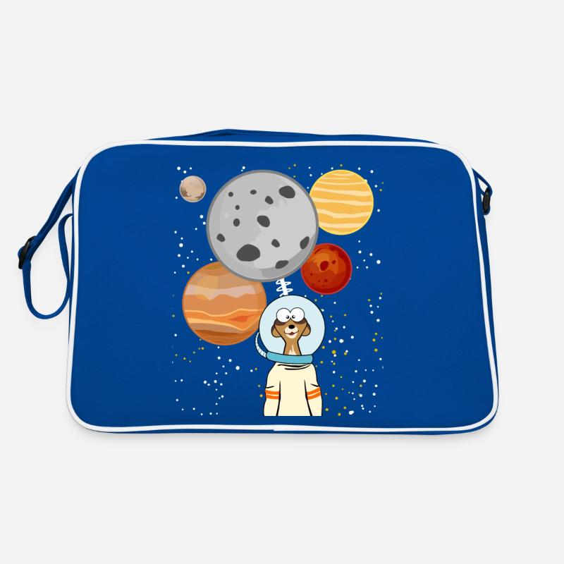 Planètes spatiales des astronautes suricates Sac Retro